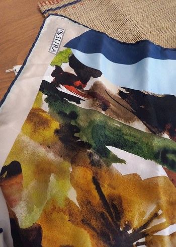 Sura ipek eşarp - Görsel 4