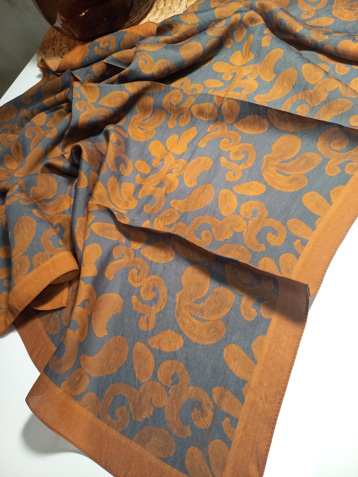 Silk Home volera eşarp - Görsel 5