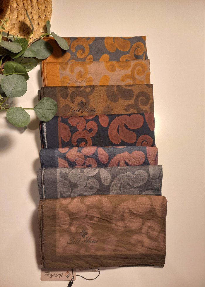 Silk Home volera eşarp - Görsel 2