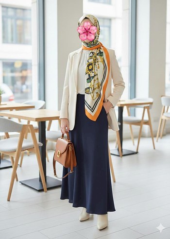 Parlak Çok Renkli Bohem ithal vual İpek şal - Görsel 5