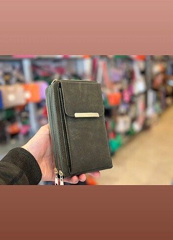 Telefonluk kartlık cüzdan çanta 
