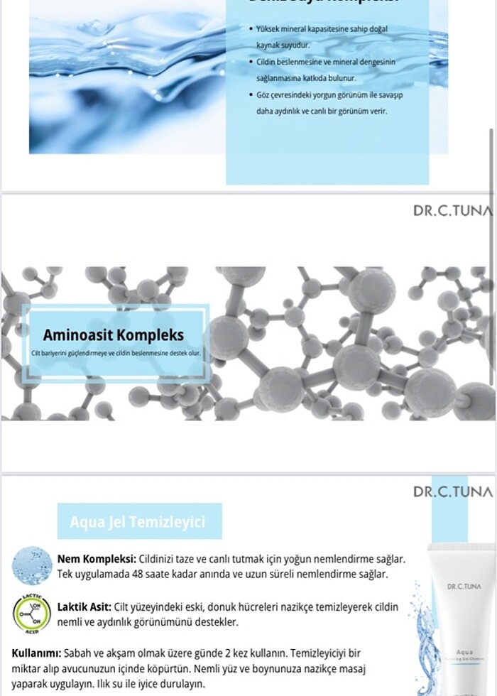 Aqua göz kremi ve serum - Görsel 3