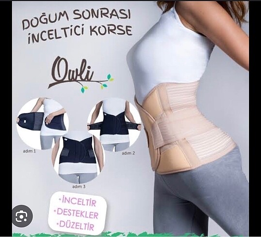 doğum sonrası inceltici korse Owli