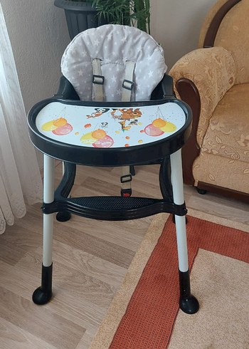 Gri Çocuk Mama Sandalyesi