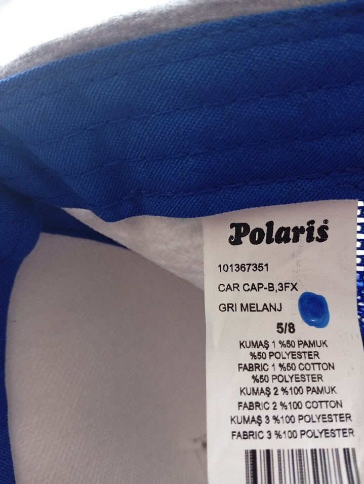 Gri ve Kırmızı Erkek Çocuk Şapka - Görsel 3