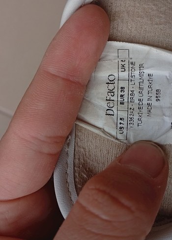 Beyaz Deri Platform Topuklu Kadın Bot - Görsel 3