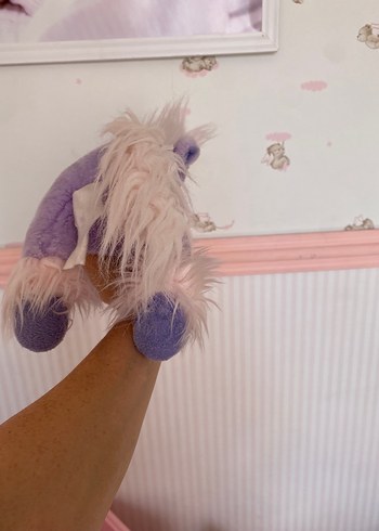 Pastel Mor Peluş Unicorn Oyuncak - Görsel 5