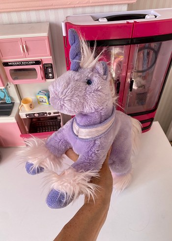 Pastel Mor Peluş Unicorn Oyuncak - Görsel 3