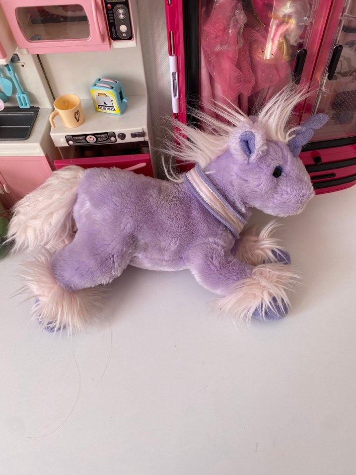 Pastel Mor Peluş Unicorn Oyuncak - Görsel 2