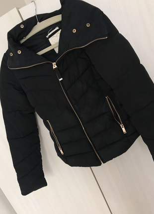 Bershka siyah mont
