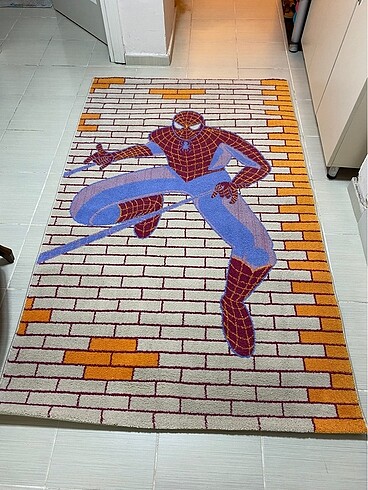Spiderman Desenli 200x124 CM Halı