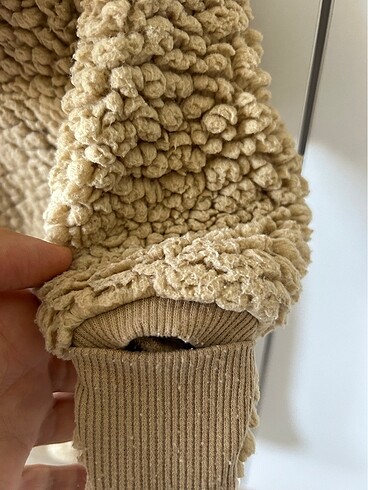 3-6 Ay Beden camel Renk Unisex Bebek Peluş Astronot Tulum