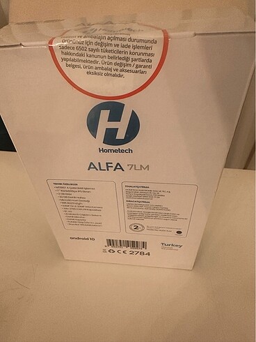 Beden Renk Hometech Alfa 7LM TABLET EBA DESTEKLİ!!
