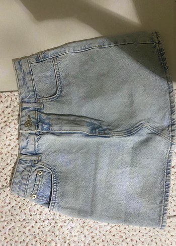 Zara mavi Kot Etek