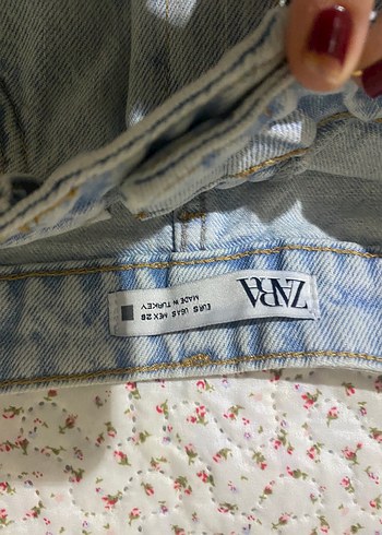 s Beden Zara mavi Kot Etek