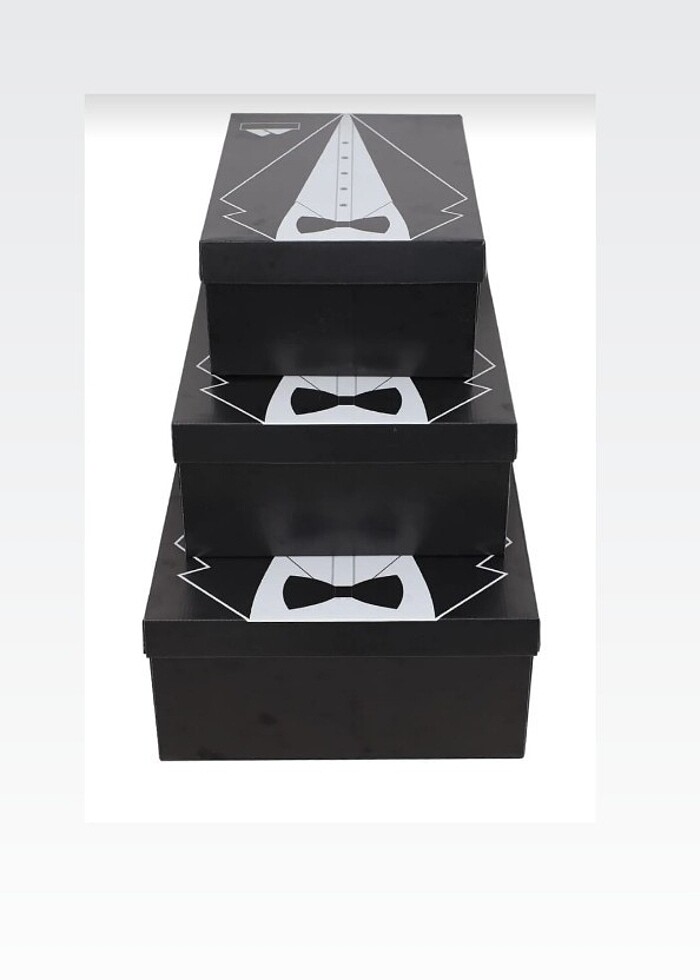 Damat bohçası çeyiz kutuları 3 set - Görsel 3