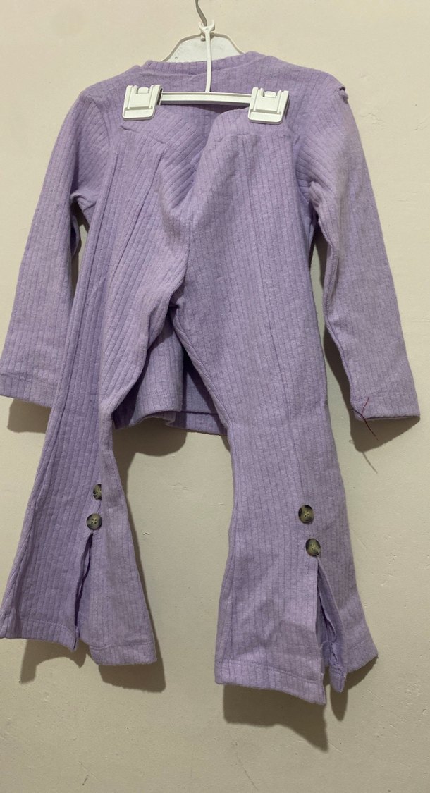 Bebek Kız Uzun Kollu Fırfırlı Takım - Görsel 2