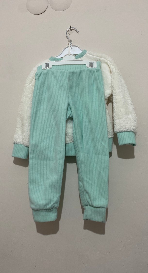 Bebek Erkek Nakışlı Triko Takım - Görsel 2