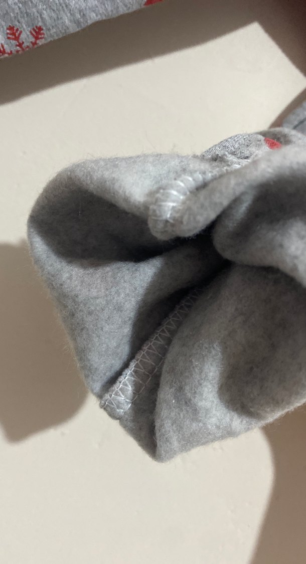 Kız Çocuk Kırmızı Baskılı Sweatshirt takım - Görsel 3