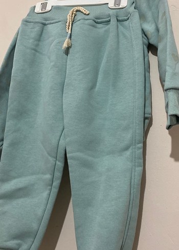 Çocuk Kapüşonlu Ayıcık Baskılı Takım - Görsel 2