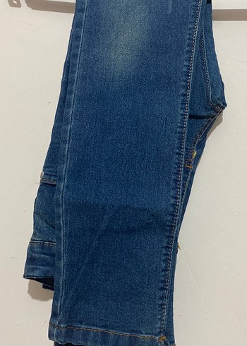 Kız çocuk  Mavi Regular Fit Denim Jean - Görsel 2