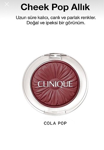 Clinique clinique cheek pop allık