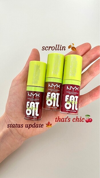 nyx fat oil dudak yağı