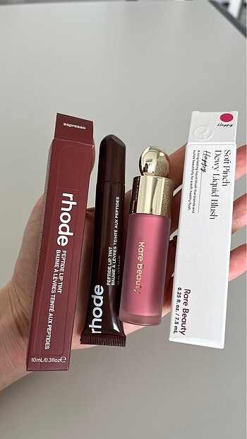 rare beauty allık rhode peptit lipbalm