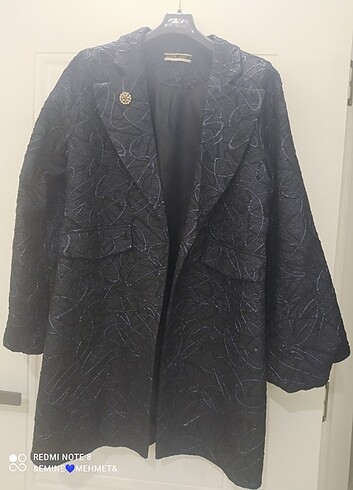 42 Beden Astarlı brokar ceket blazer