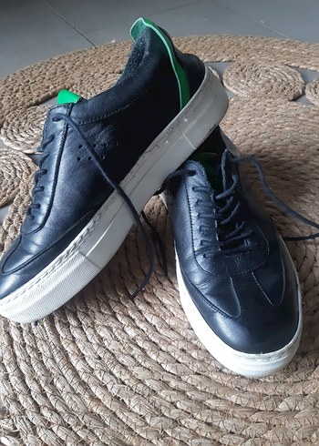 Hotiç Hotic Siyah Deri Sneaker
