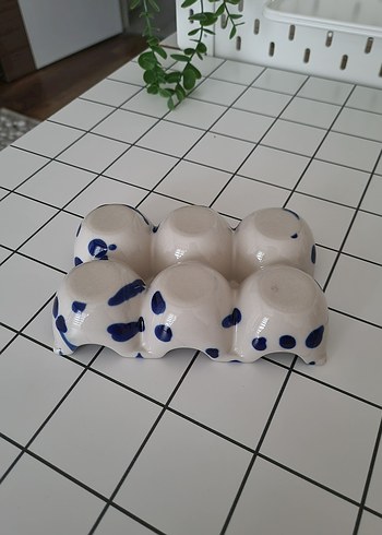 H&M HOME STONEWARE YUMURTA TEPSİSİ - Görsel 5