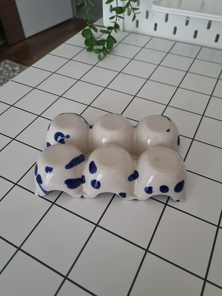 H&M HOME STONEWARE YUMURTA TEPSİSİ - Görsel 5