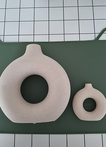 H&M HOME STONEWARE VAZO SETİ