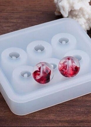 8mm. Epoksi Tesbih Boncuk Kalıbı