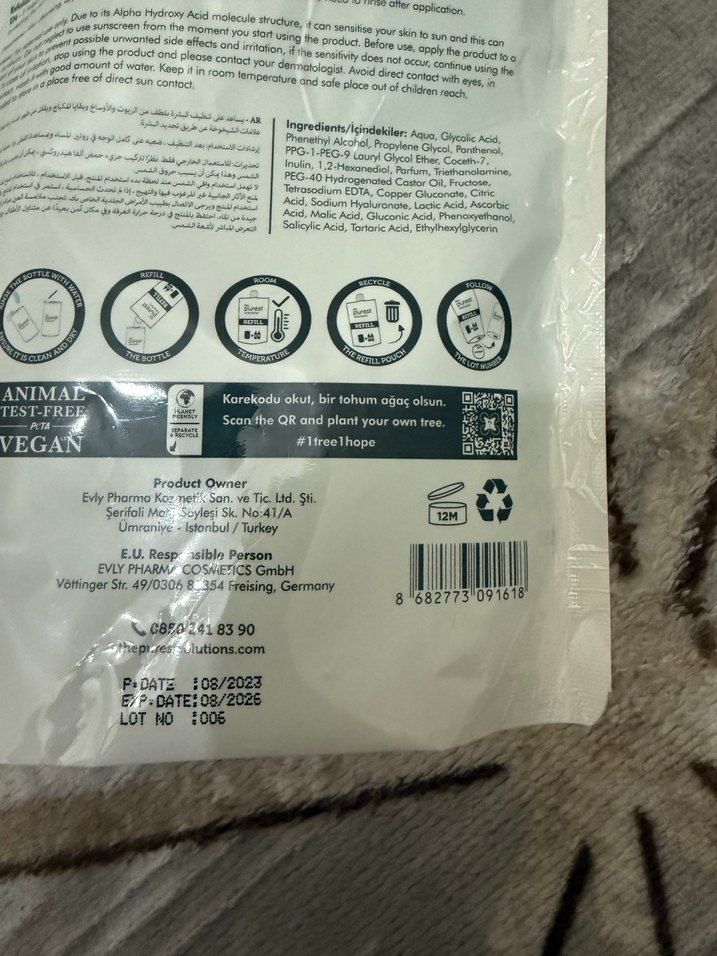 The Purest Solutions Eksfoliye Toner 400 ml - Görsel 3