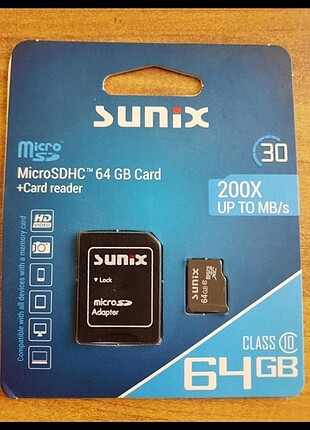 Sunix 64 GB Hafıza Kartı