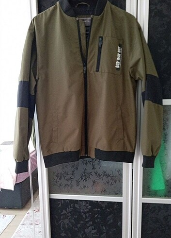 H&M Haki renk bomber ceket 