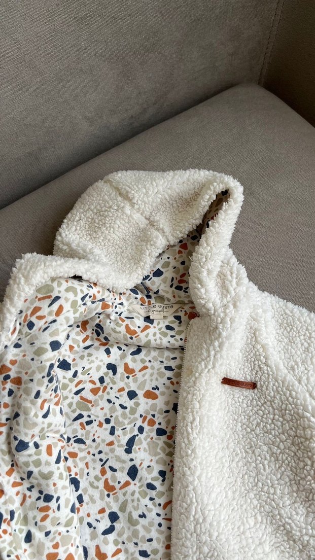 Bebek Kız Beyaz Kürklü Tulum - Görsel 2