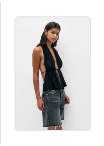 Pull and Bear Pull&Bear simli sırtı açık top