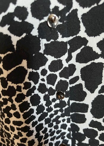 Yılan Desenli Siyah  Tunik - Görsel 6