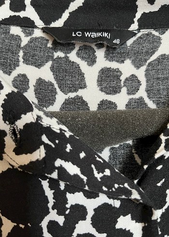 Yılan Desenli Siyah  Tunik - Görsel 10