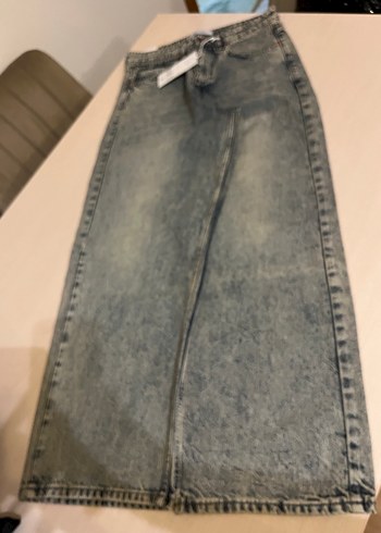 Gri Salaş  Kot Pantolon - Görsel 10