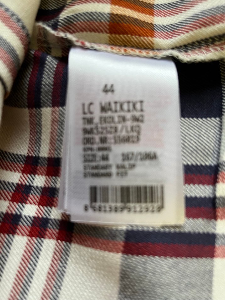 Kadın Bej Ekose Pamuklu Uzun Kollu Gömlek - Görsel 4