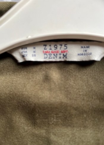 Düğmeli haki  Midi Kadın Ceket - Görsel 5