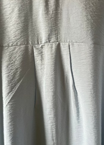 Uzun Kollu bebe mavi Kadın Gömlek - Görsel 8