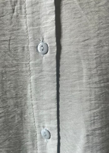 Uzun Kollu bebe mavi Kadın Gömlek - Görsel 9