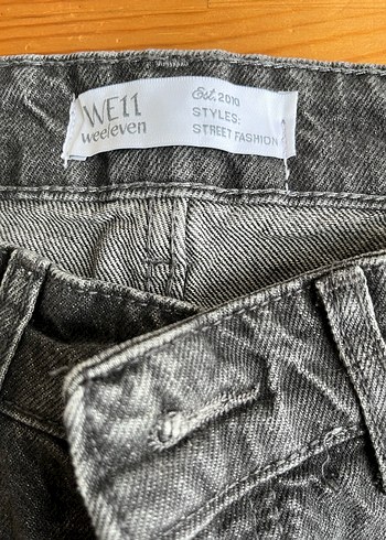 Düğmeli erkek Kot Şort - Görsel 11