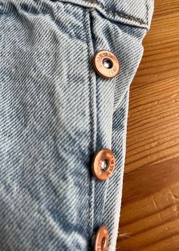 Düğmeli erkek Kot Şort - Görsel 7