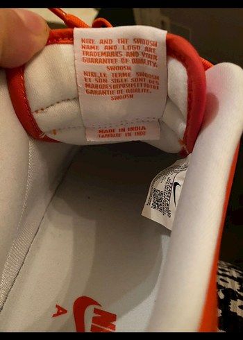 43 Beden turuncu Renk Nike Air Force 1 Turuncu Basketbol Ayakkabısı