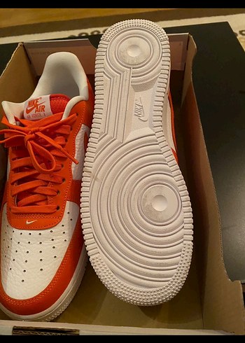 43 Beden Nike Air Force 1 Turuncu Basketbol Ayakkabısı